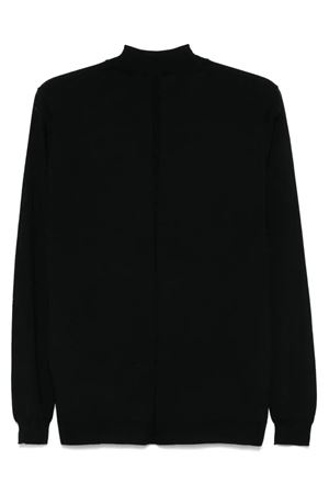 Black merino wool sweater LOW BRAND | L1MFW24256686D001